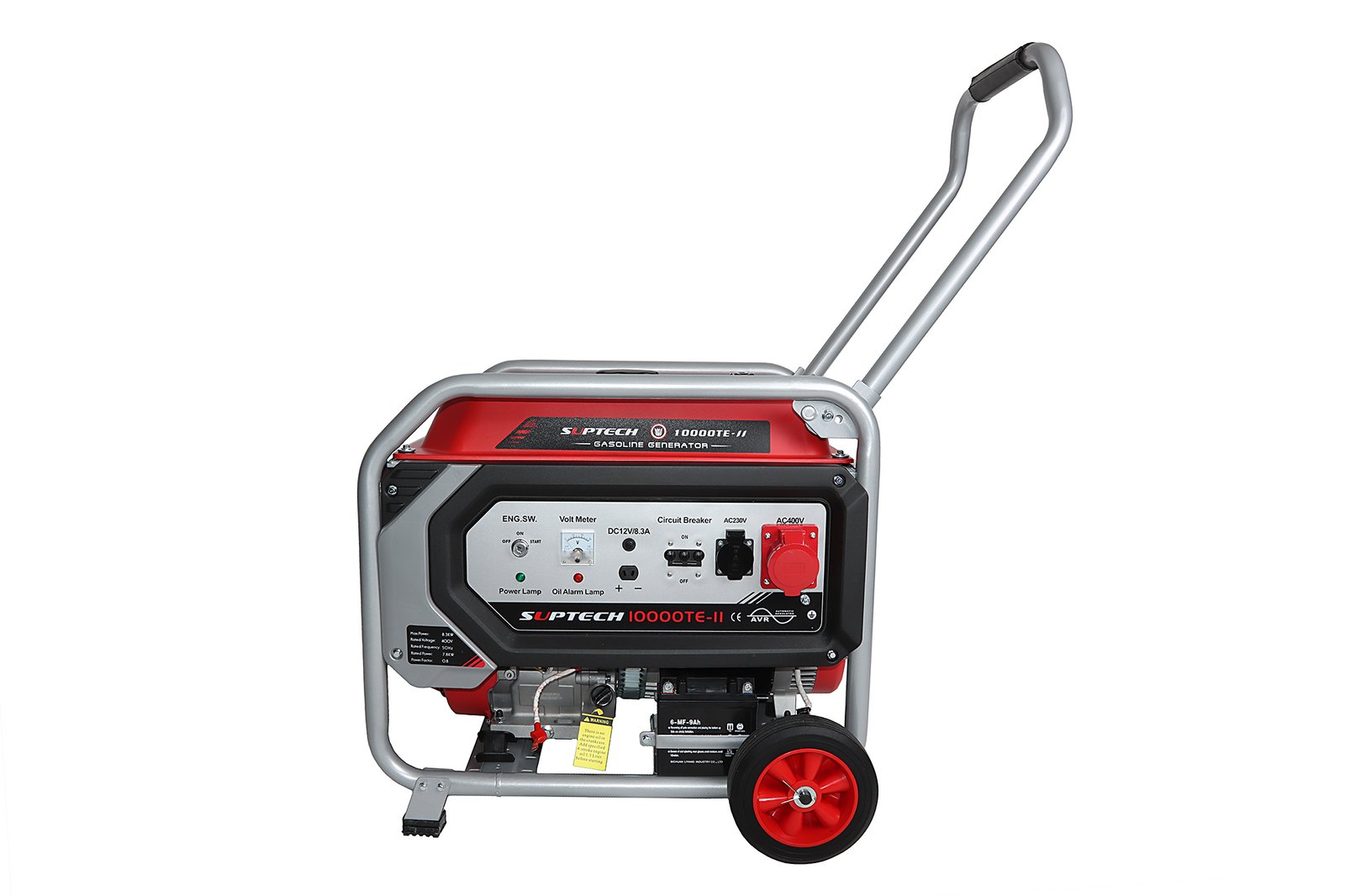Benzininis generatorius SUPTECH 10000TE-II (trifazis)