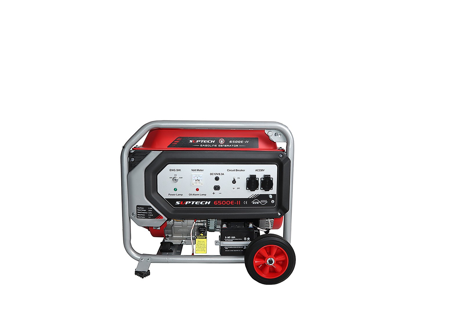 Benzininis generatorius SUPTECH 6500E-II (vienfazis) - Image 2