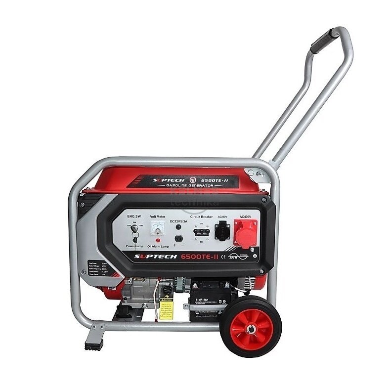 Benzininis generatorius SUPTECH 6500TE-II (trifazis)