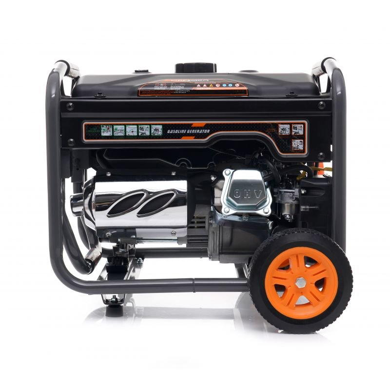 Benzininis vienfazis elektros generatorius 3,2 / 3,5KW KD695 - Sodrinta.lt
