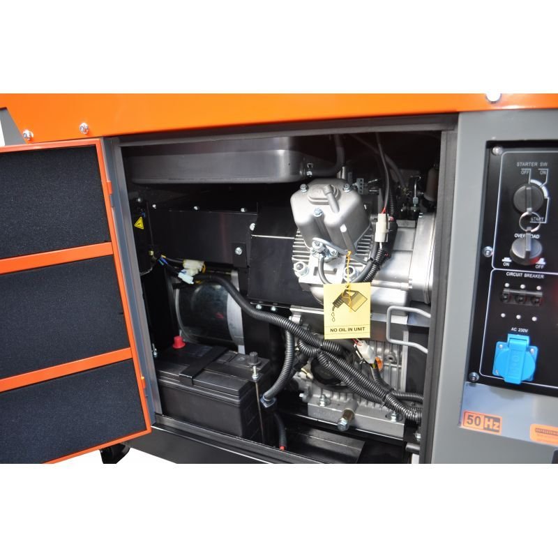 Dyzelinis trifazis elektros generatorius 12kW/13kW, 220V/380V Kraftdele KD152 - Sodrinta.lt
