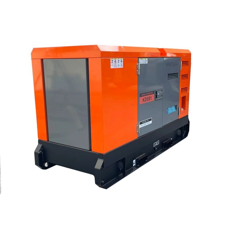 Dyzelinis trifazis elektros generatorius 60,5kW/66W, 220V/380V Kraftdele KD693 - Sodrinta.lt