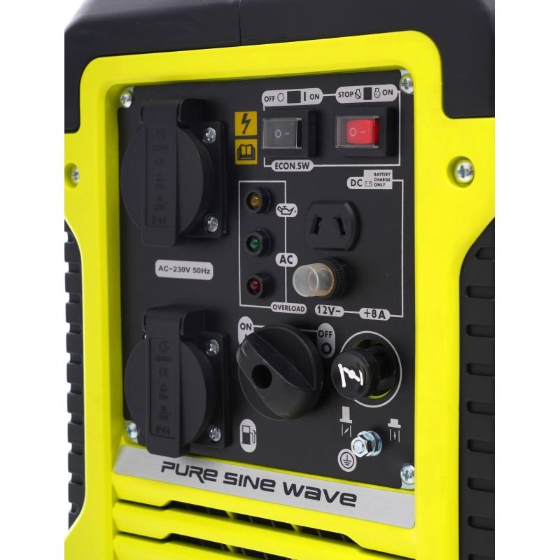Inverterinis benzininis elektros generatorius 1900W Kraftdele KD133 - Sodrinta.lt
