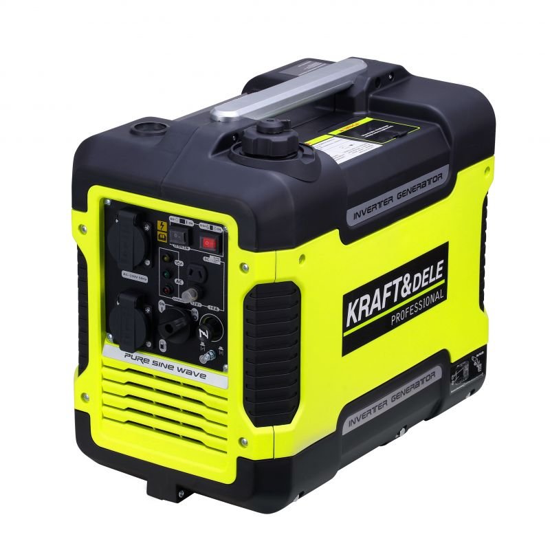 Inverterinis benzininis elektros generatorius 1900W Kraftdele KD133 - Sodrinta.lt