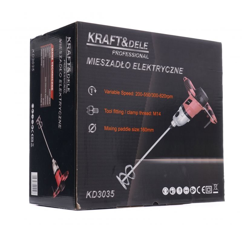 Statybinis mikseris M14 160mm 2800W KD3035 - Sodrinta.lt
