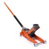 Hidraulinis žemo profilio domkratas su ratukais 2.5T 85-470mm KD1376 - Sodrinta.lt