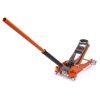 Hidraulinis žemo profilio domkratas su ratukais 2.5T 85-470mm KD1376 - Sodrinta.lt