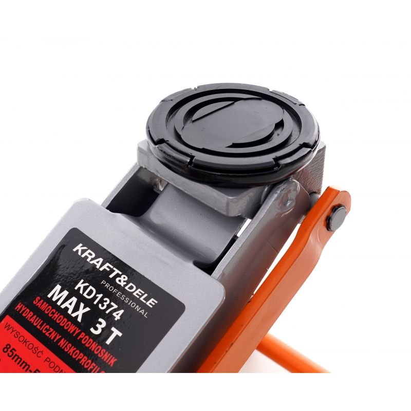 Hidraulinis domkratas su ratukais 3T 85-505mm KD1374 - Sodrinta.lt