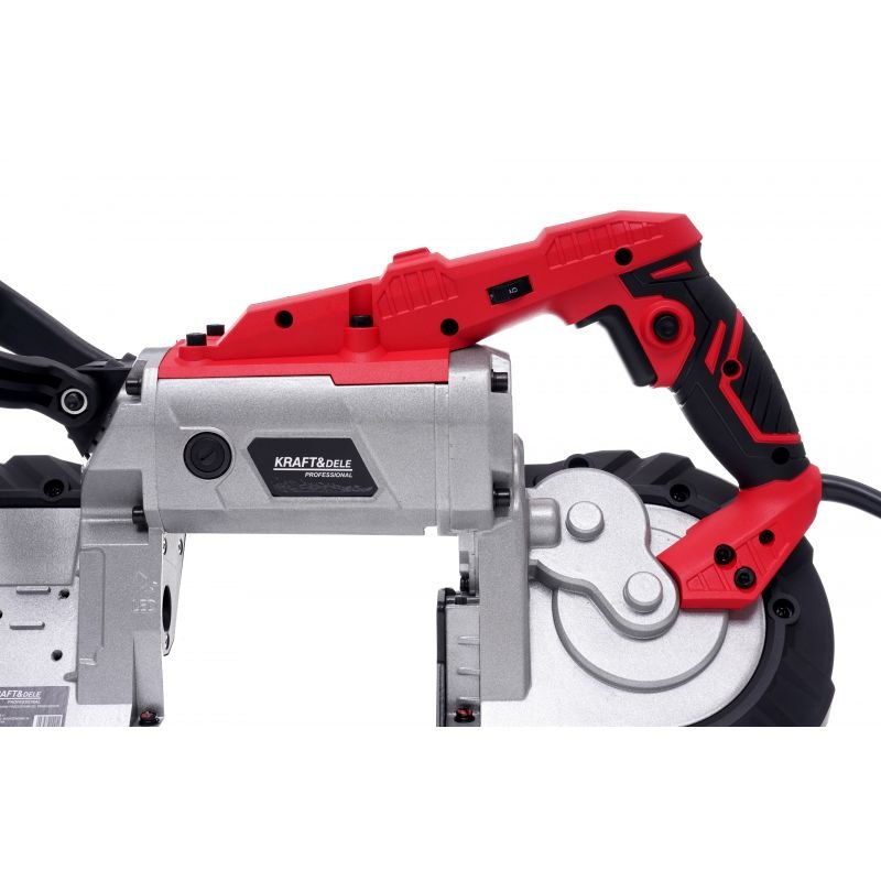 Nešiojamos juostinės metalo pjovimo staklės 1900W KD3037 - Sodrinta.lt