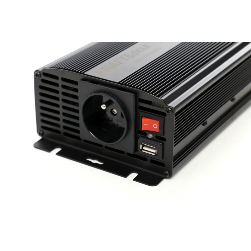 Įtampos keitiklis nuo 12 V iki 230 V 300 / 600 W KD1257 - Sodrinta.lt