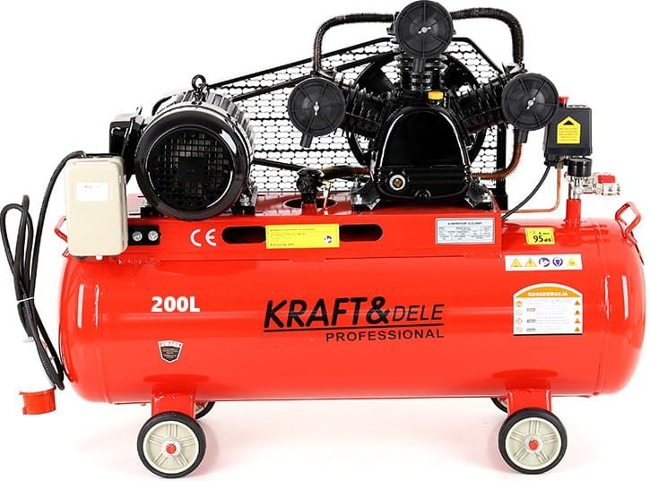 Stūmoklinis/diržinis oro kompresorius 200L 3 400V KD408 - Sodrinta.lt