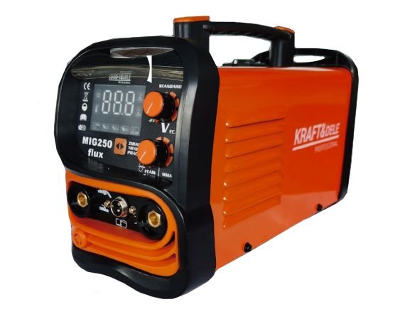 Suvirinimo pusautomatis be dujų MIG / MMA / LIFT TIG 3in1 250A KD1875 - Sodrinta.lt