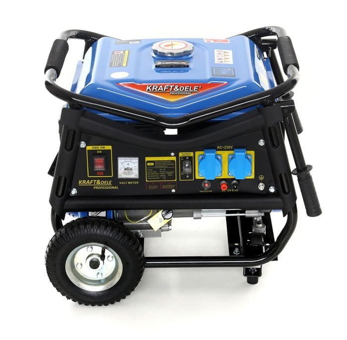 Benzininis vienfazis elektros generatorius KRAFT&DELE 3000W 12/230V/7 AG KD142 - Sodrinta.lt