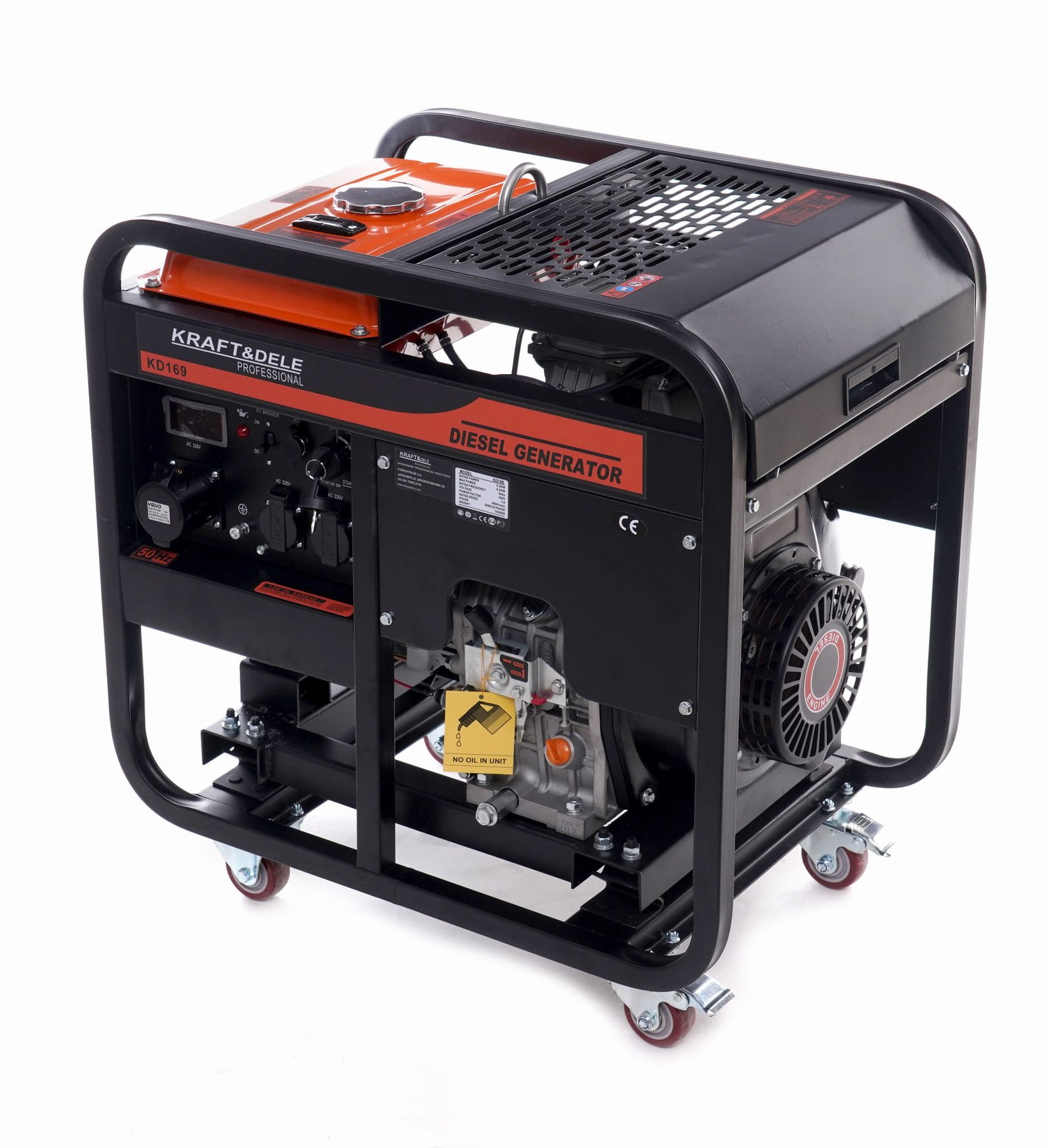 Dyzelinis elektros generatorius KRAFTDELE 9KW / 230V KD169 - Sodrinta.lt