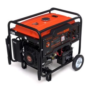 Benzininis vienfazis elektros generatorius 6,5 kW / 7 kW KD3143 - Sodrinta.lt