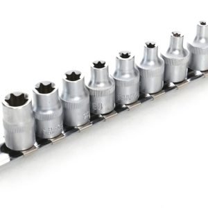 Torx galvučių rinkinys 8 vnt. 3/8" KD10230 - Sodrinta.lt