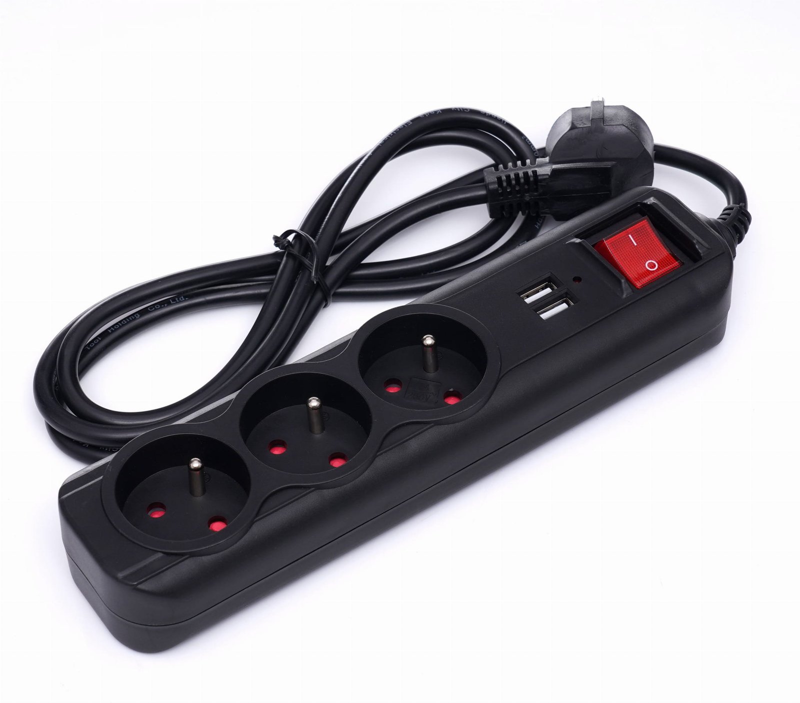 Prailgintuvas su USB, 3 m, 3 lizdai KD4032 - Sodrinta.lt