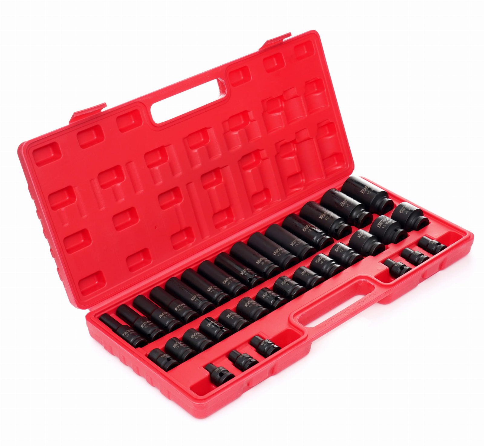 Smūginės galvutės 1/2" 35 vnt. rinkinys KD11757 - Sodrinta.lt