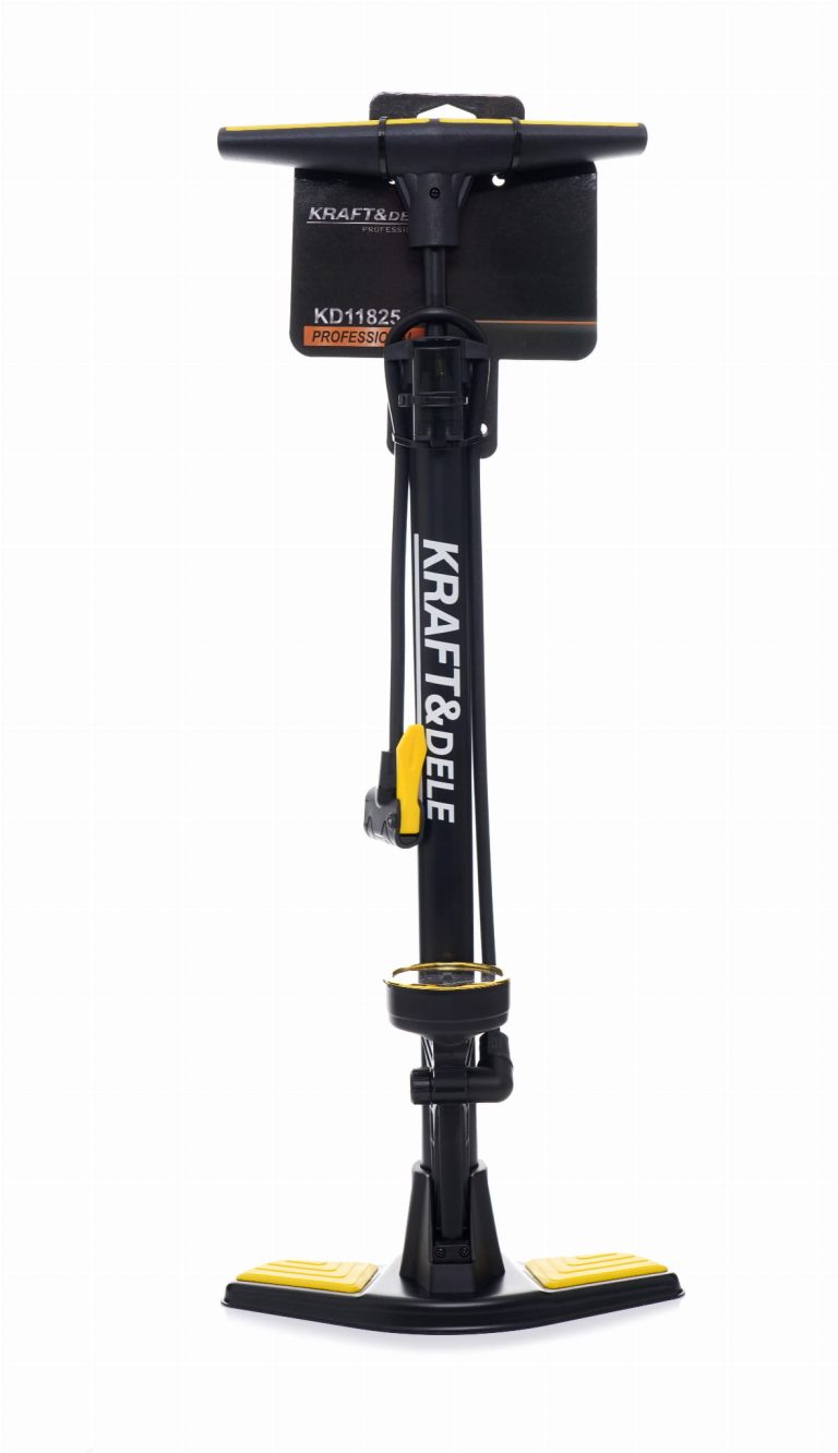 Stulpelinė dviračio pompa su manometru 32 x 530 mm KD11825 - Sodrinta.lt