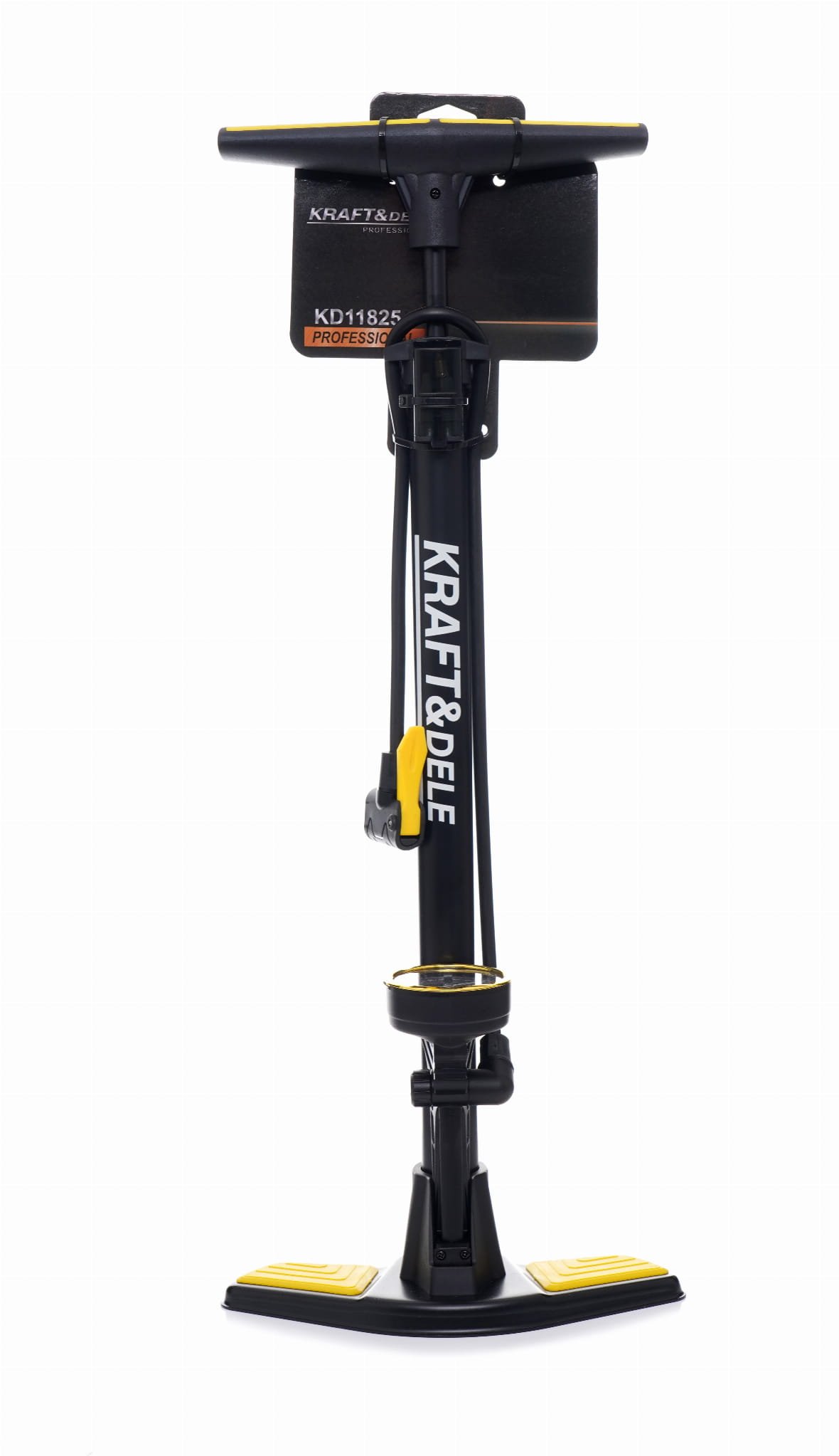 Stulpelinė dviračio pompa su manometru 32 x 530 mm KD11825 - Sodrinta.lt