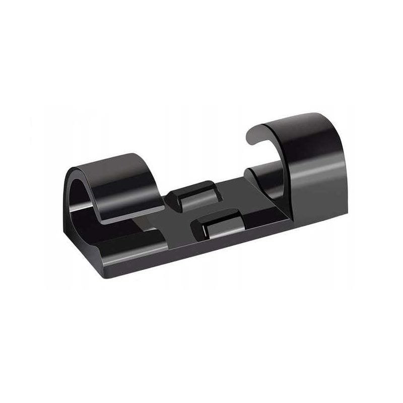 Kabelių organizatorius su lipnia juosta, 20 vnt., 30x10 mm, KD10081 - Sodrinta.lt