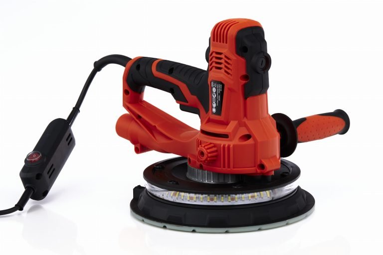 Gipso glaisto šlifuoklis žirafa su LED apšvietimu 1800W KD3132 - Sodrinta.lt