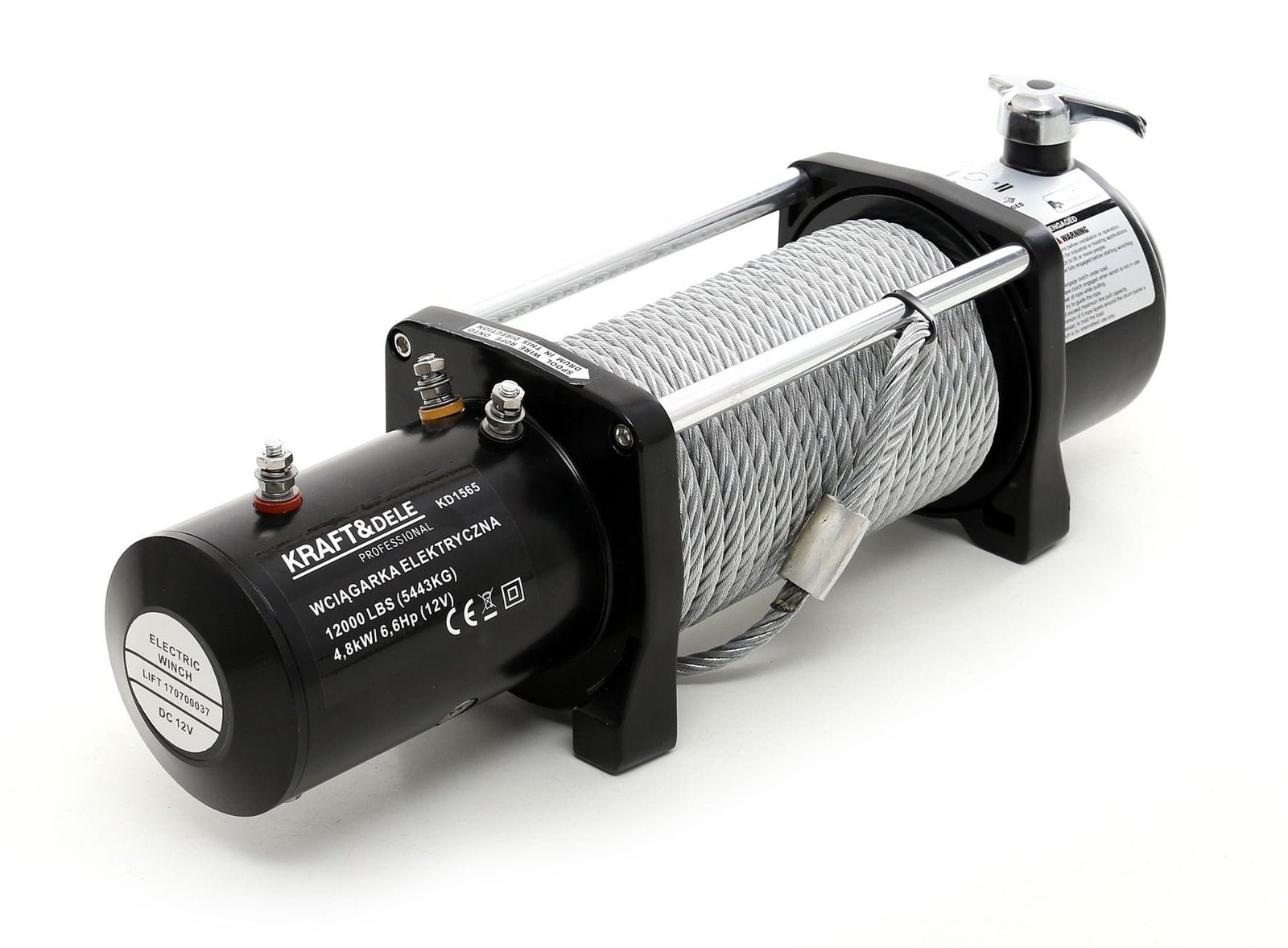 Elektrinė gervė KD1565 12000LBS 12V - Sodrinta.lt