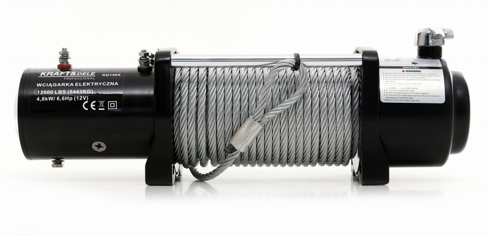 Elektrinė gervė KD1565 12000LBS 12V - Sodrinta.lt