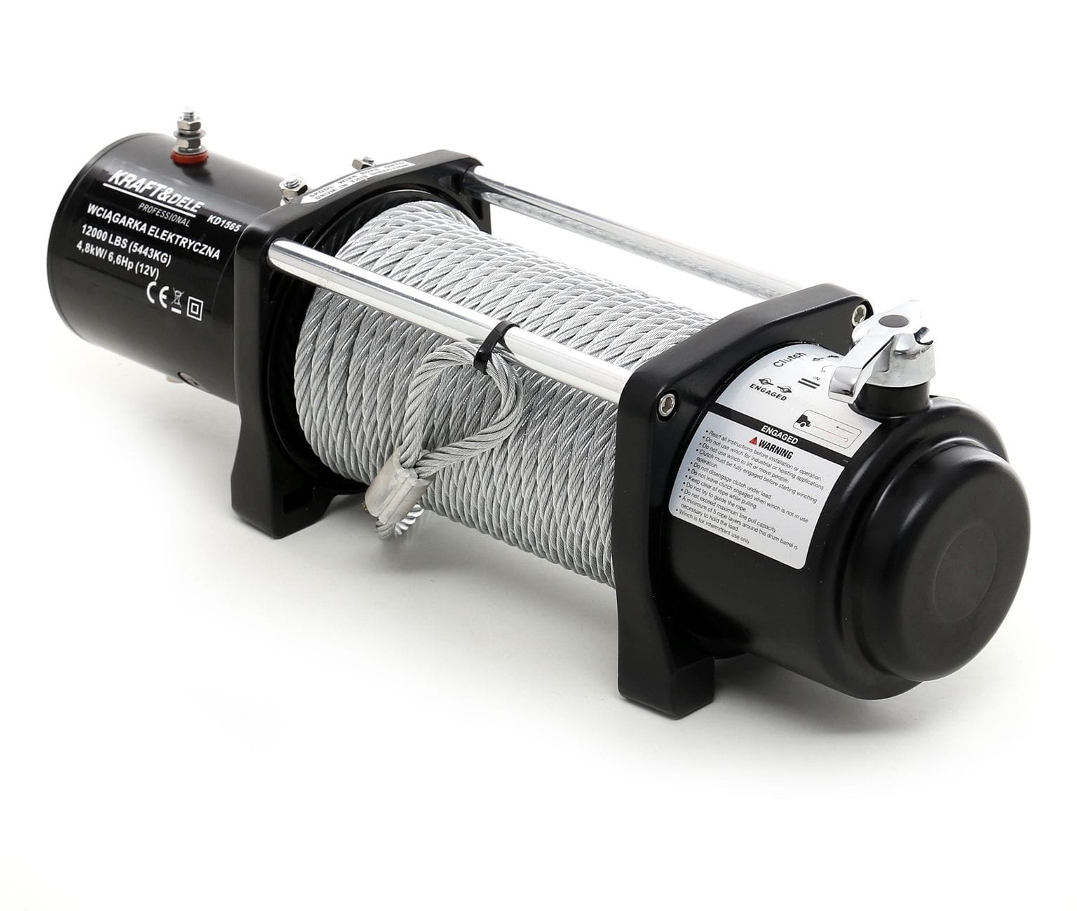 Elektrinė gervė KD1565 12000LBS 12V - Sodrinta.lt