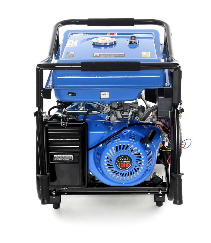 Benzininis vienfazis elektros generatorius 5000W 230V/12V KD145 - Sodrinta.lt