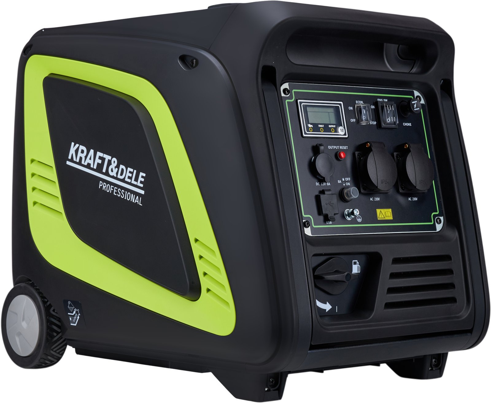 Benzininis inverterinis elektros generatorius 4900W 230V KD686 - Image 6