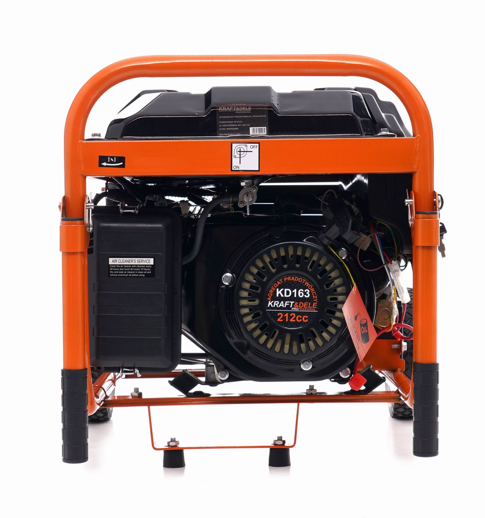Elektros generatorius 3500W 12/230V/380V KD163 - Sodrinta.lt