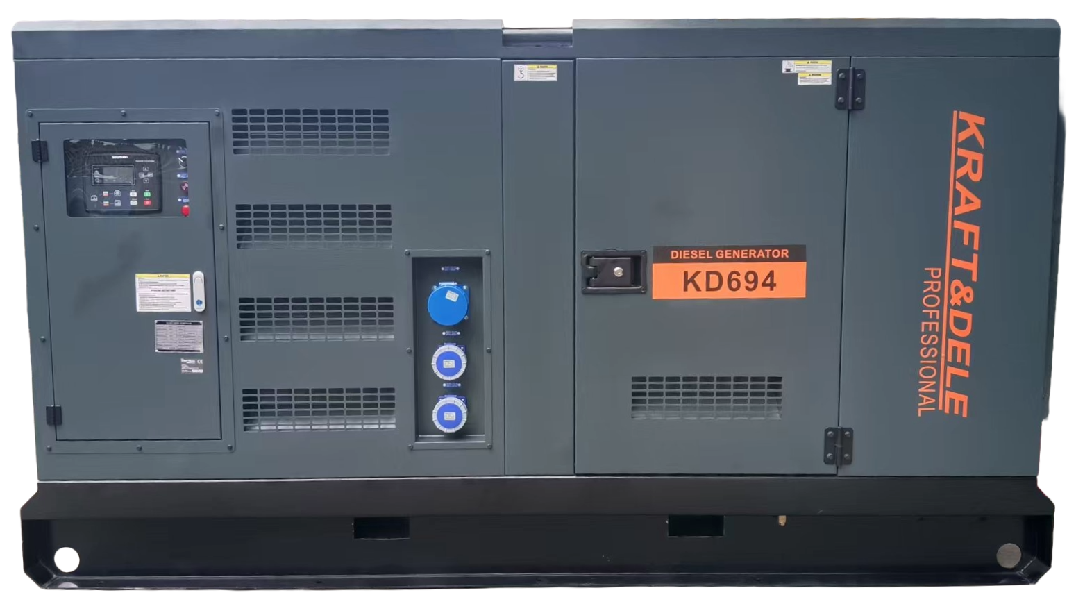 Vienfazis dyzelinis elektros generatorius KRAFT&DELE 95kW, KD694 - Image 3