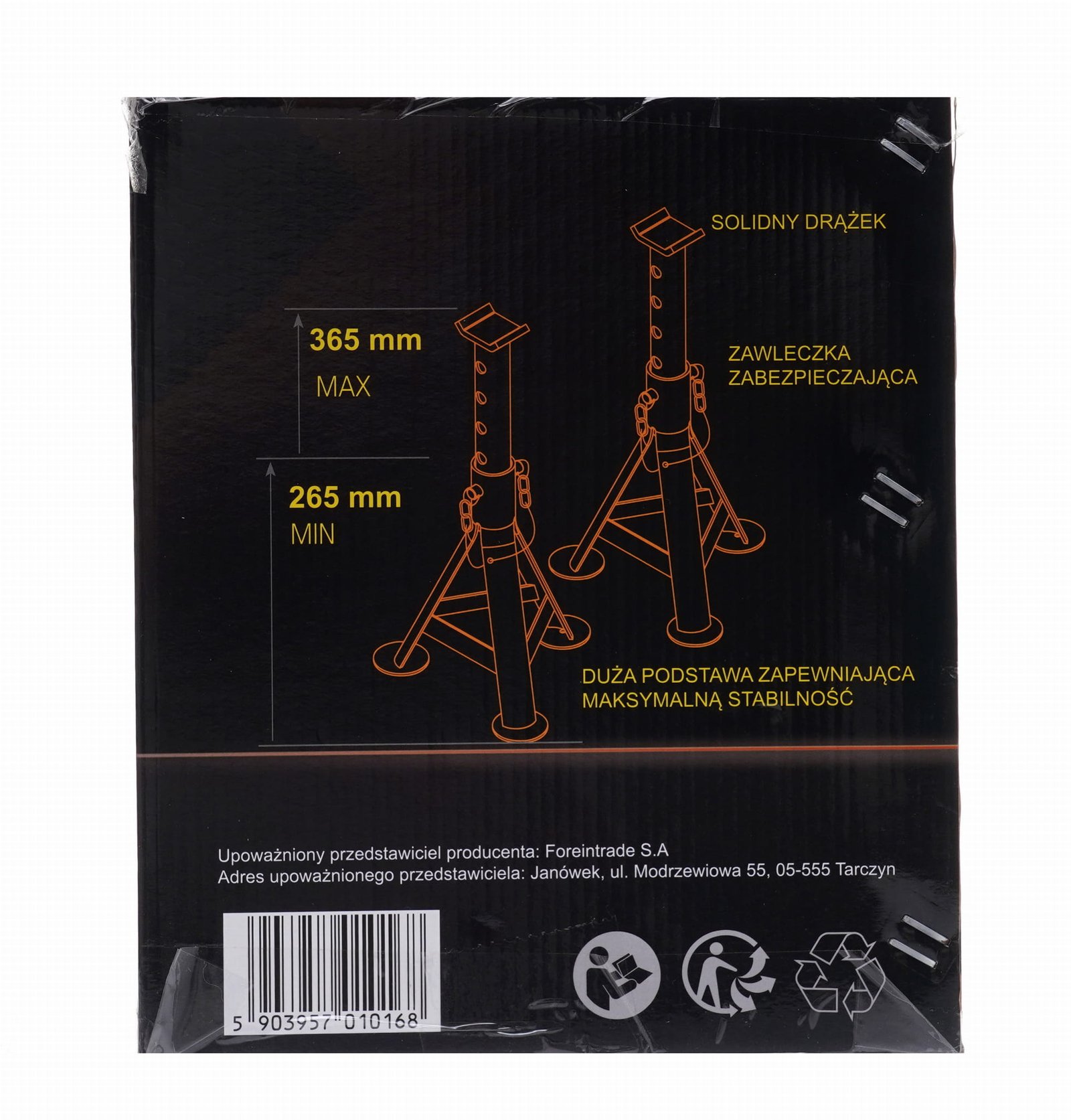 Automobiliniai atraminiai stovai 2T 265–365 mm KD3180 - Sodrinta.lt