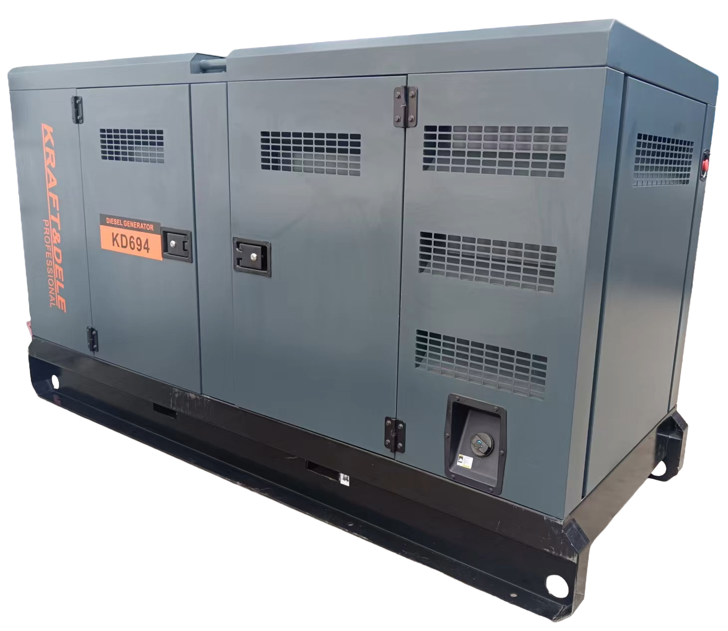 Vienfazis dyzelinis elektros generatorius KRAFT&DELE 95kW, KD694 - Image 5
