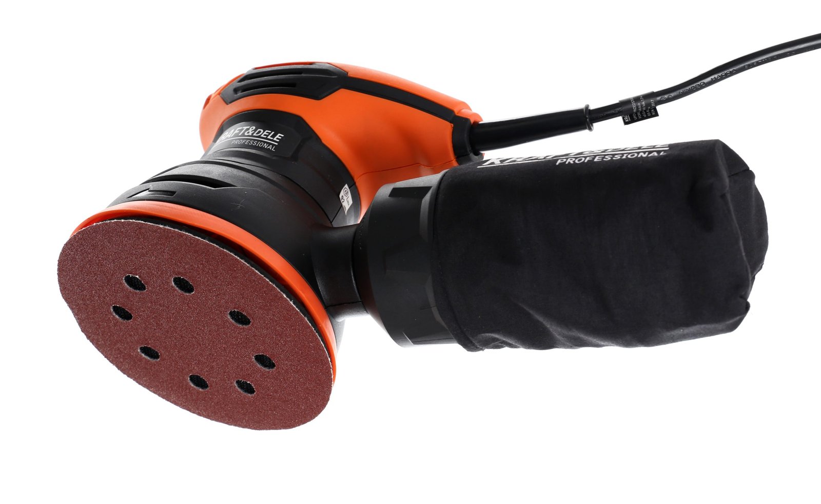 EKSCENTRINIS ŠLIFUOKLIS 110W + DULKIŲ MAIŠAS KD1684 - Sodrinta.lt