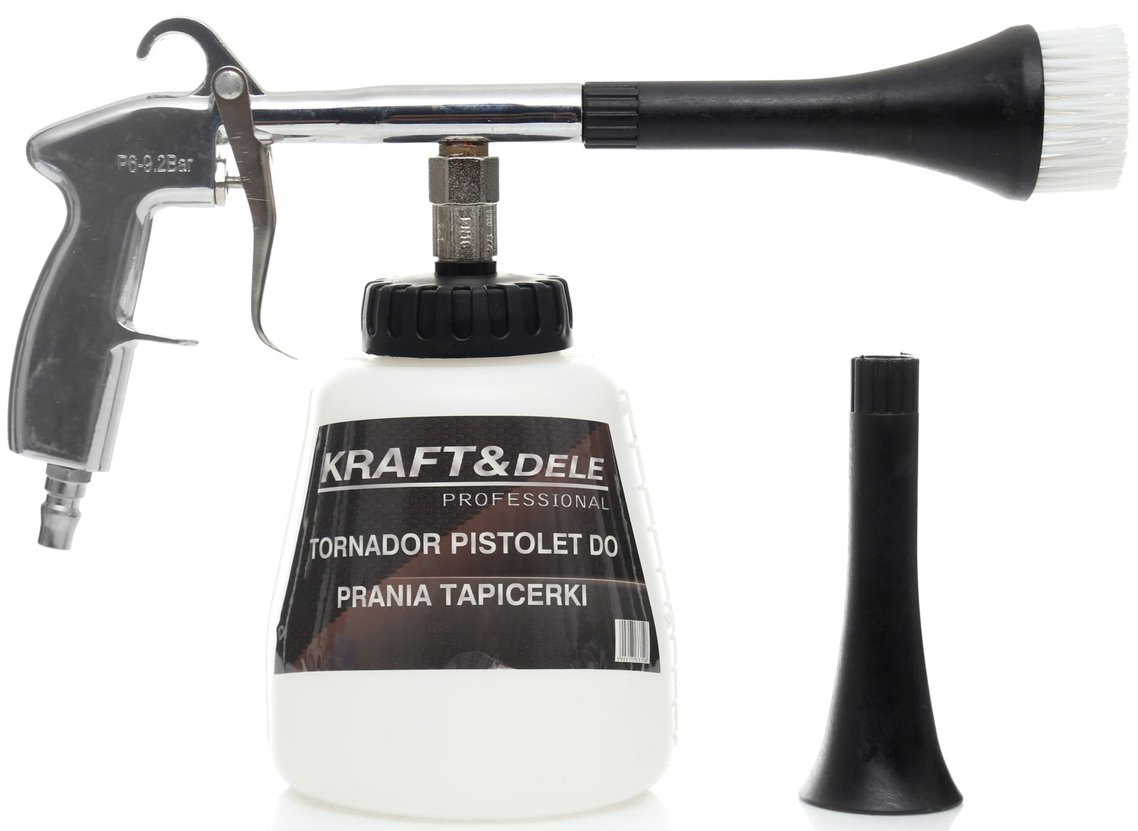 TAPICERIJOS PLOVIMO PISTOLETAS SU PUTŲ GENERATORIUMI TORNADOR KD10378 - Sodrinta.lt