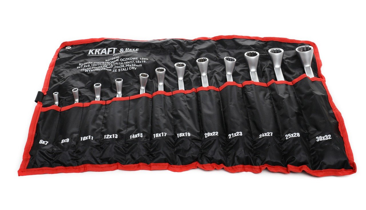Žiedinių veržliarakčių rinkinys 12 vnt. KD10939 - Sodrinta.lt