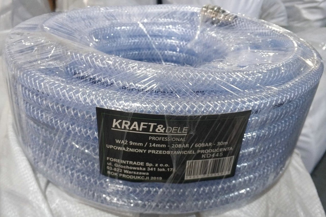 Pneumatinė žarna 14 mm, 30 m KD445 - Sodrinta.lt
