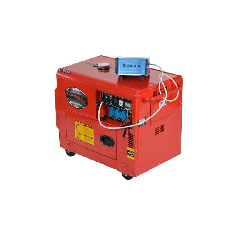 Dyzelinis trifazis elektros generatorius KRAFT&DELE 7000W 12/230/400V (KD121 2K) - Sodrinta.lt