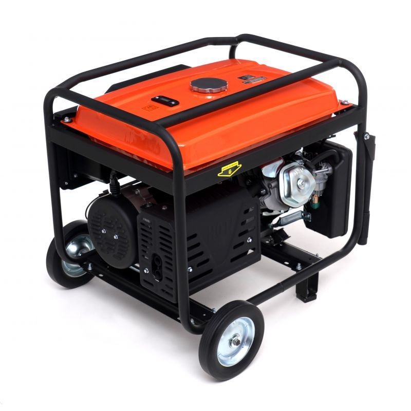 Benzininis trifazis elektros generatorius 6,5 kW / 7 kW KD3144 - Sodrinta.lt