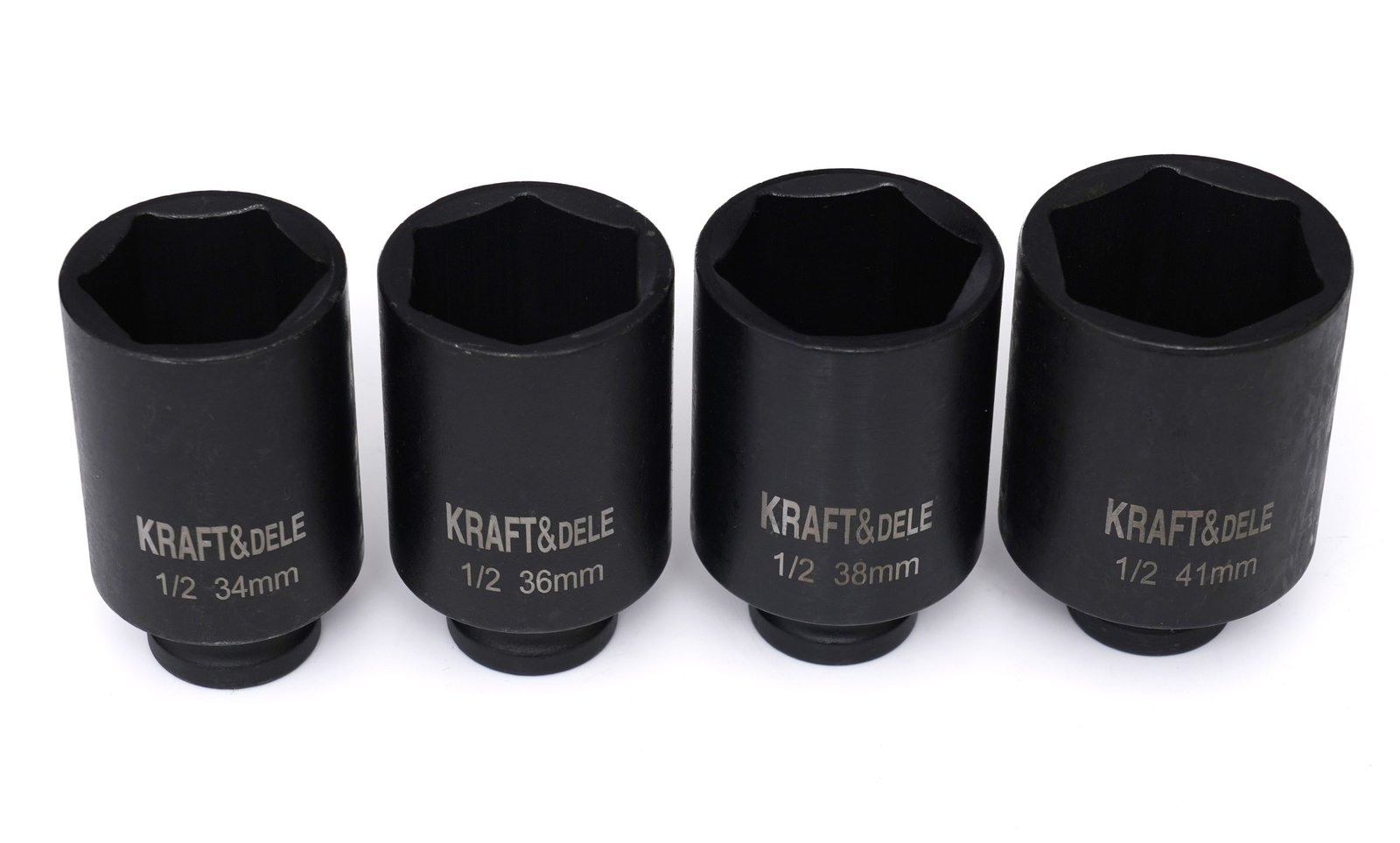 Smūginiai antgaliai 1/2" 6 kampų, 4 vnt. KD11753 - Sodrinta.lt