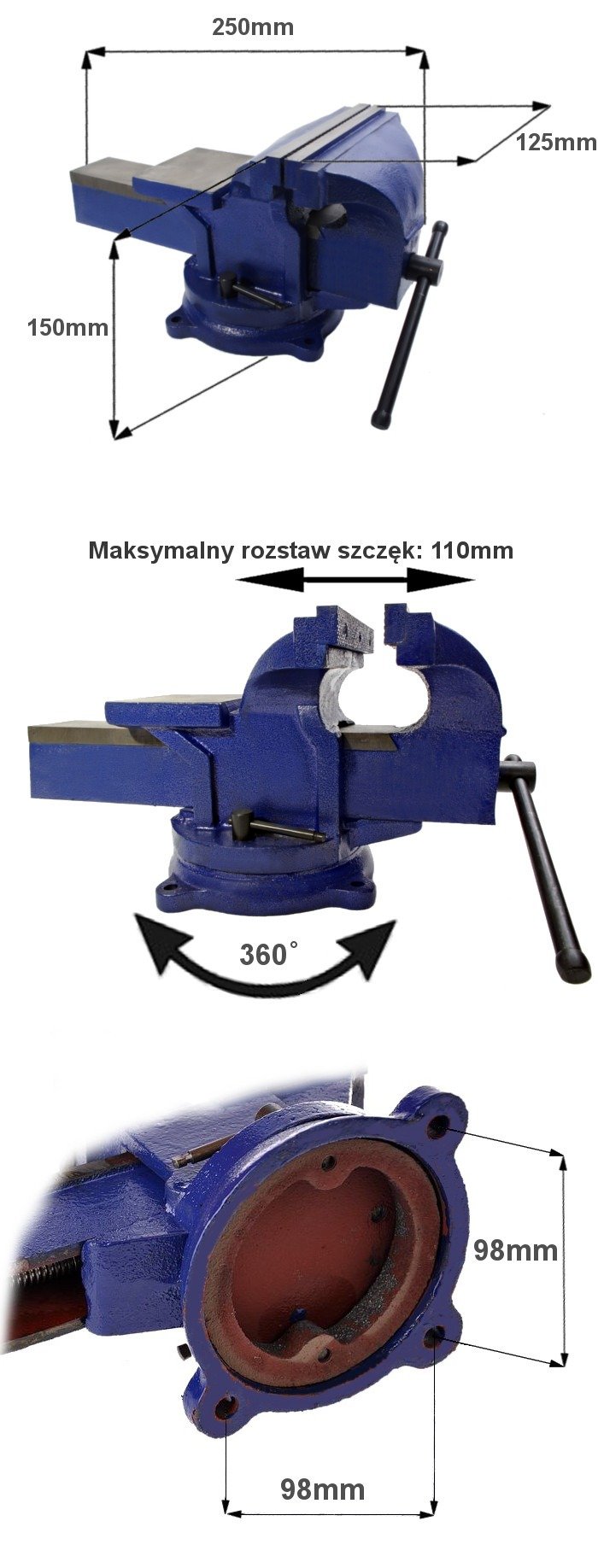Spaustuvas 125 mm KD1102 - Sodrinta.lt