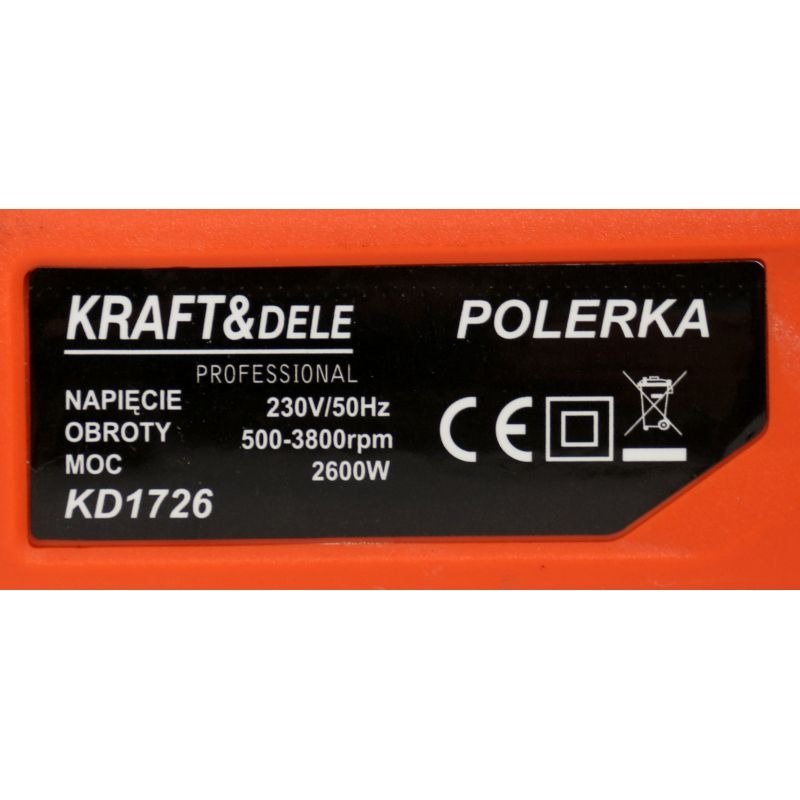 Elektrinis poliravimo įrankis 2600W KD1726 - Sodrinta.lt