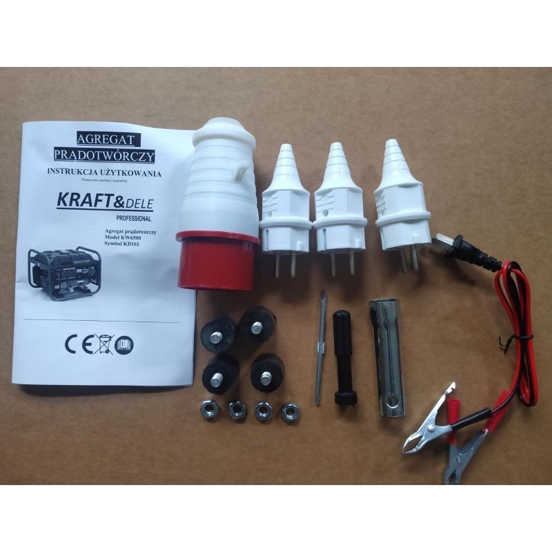Elektros generatorius 3500 W 12/230 V/380 V KD161 - Sodrinta.lt