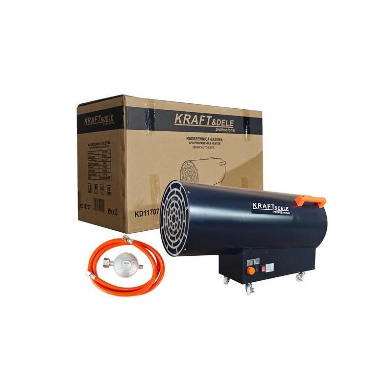 Dujinis oro šildytuvas 100 kW su automatiniu reduktoriumi KD11707 - Sodrinta.lt
