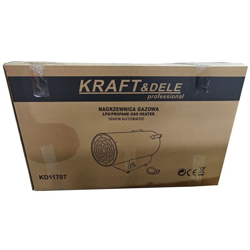 Dujinis oro šildytuvas 100 kW su automatiniu reduktoriumi KD11707 - Sodrinta.lt