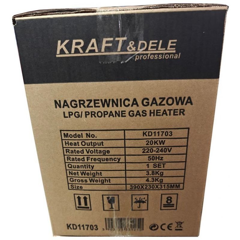 Dujinis šildytuvas KD11703 – 20 kW - Sodrinta.lt