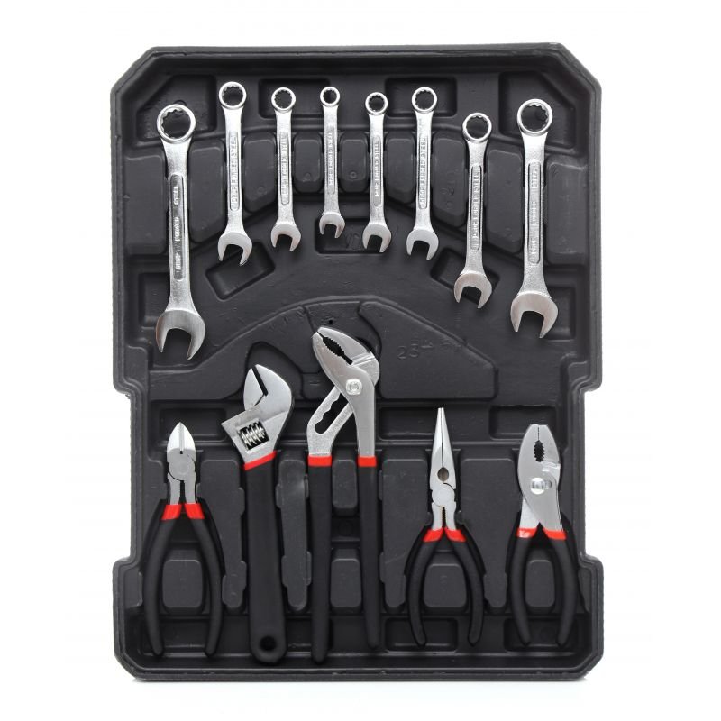 Raktų rinkinys 188vnt. aliumininiame lagamine KD314 - Sodrinta.lt