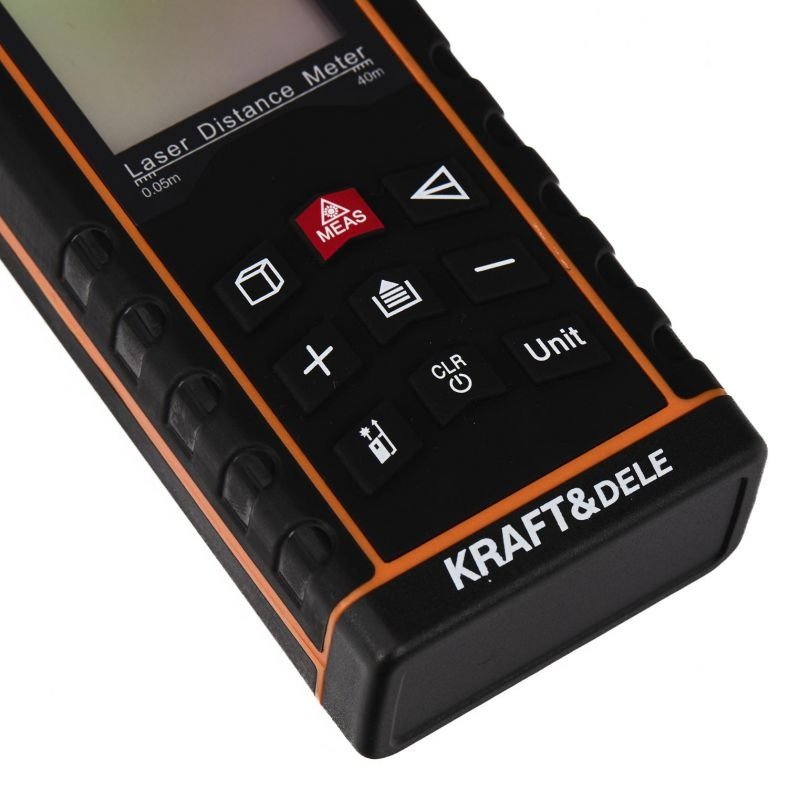 Lazerinis atstumo matuoklis Kraft&Dele 40m KD10405 - Sodrinta.lt